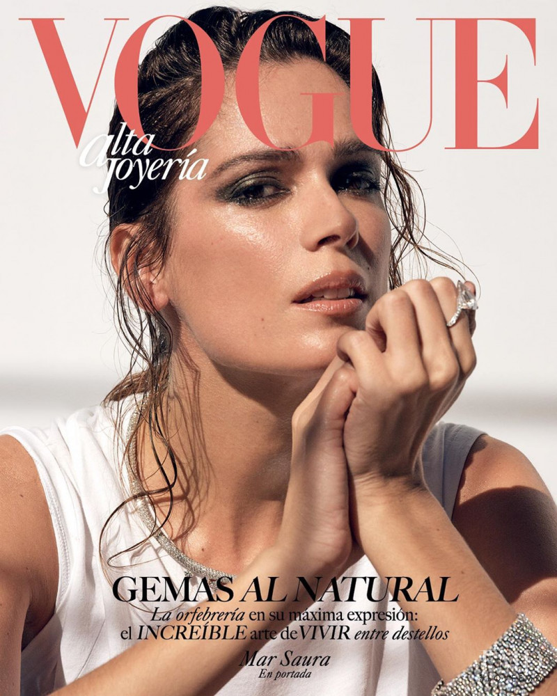 Mar Saura featured on the Vogue Latin America cover from March 2020
