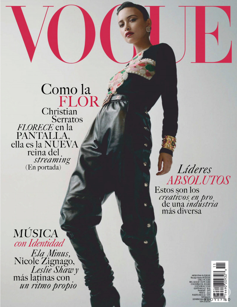  featured on the Vogue Latin America cover from November 2020