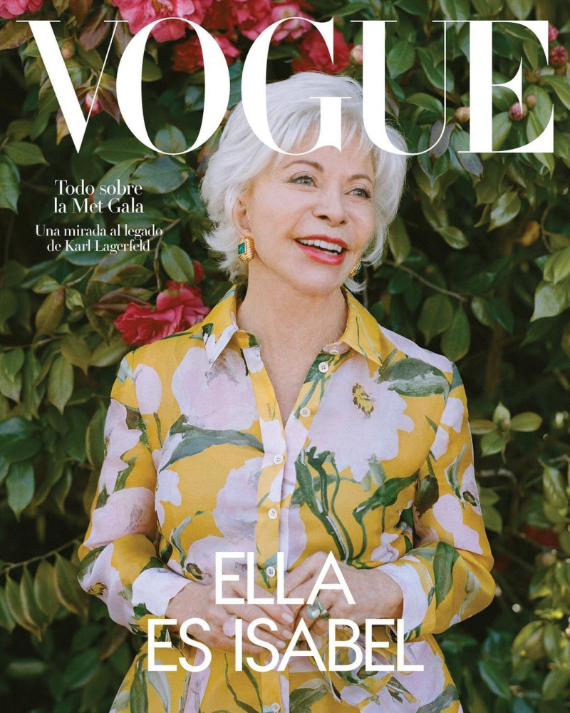 Isabel Allende featured on the Vogue Latin America cover from May 2023