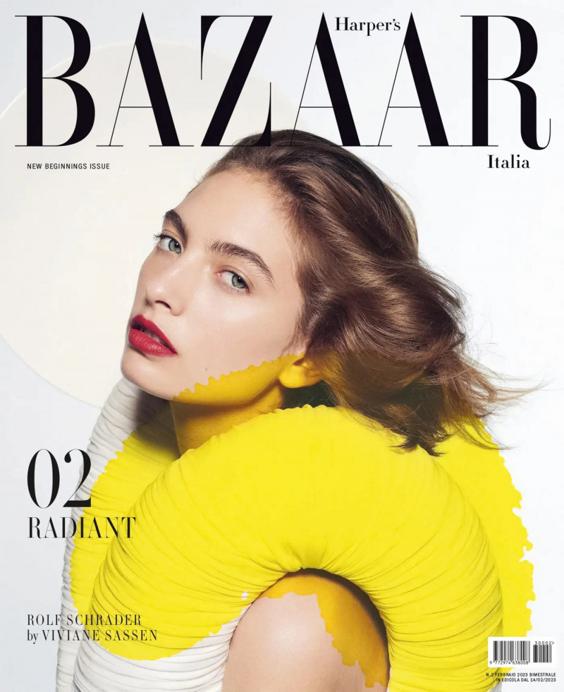 Rolf Schrader featured on the Harper\'s Bazaar Italy cover from February 2023