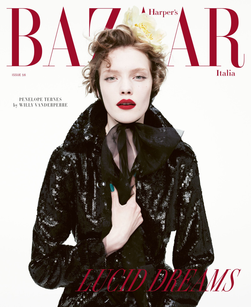 Penelope Ternes featured on the Harper\'s Bazaar Italy cover from December 2024