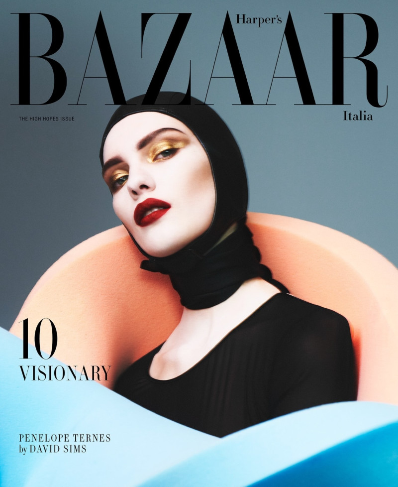 Penelope Ternes featured on the Harper\'s Bazaar Italy cover from March 2024