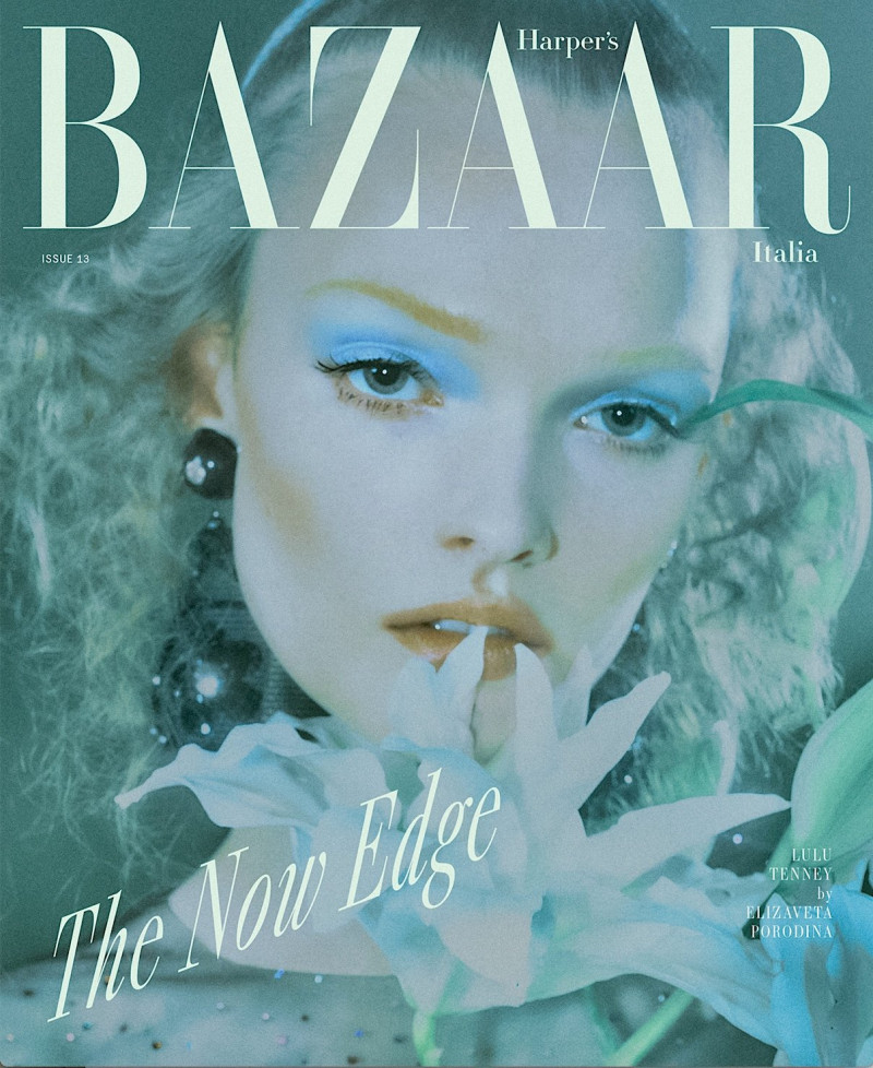 Lulu Tenney featured on the Harper\'s Bazaar Italy cover from September 2024