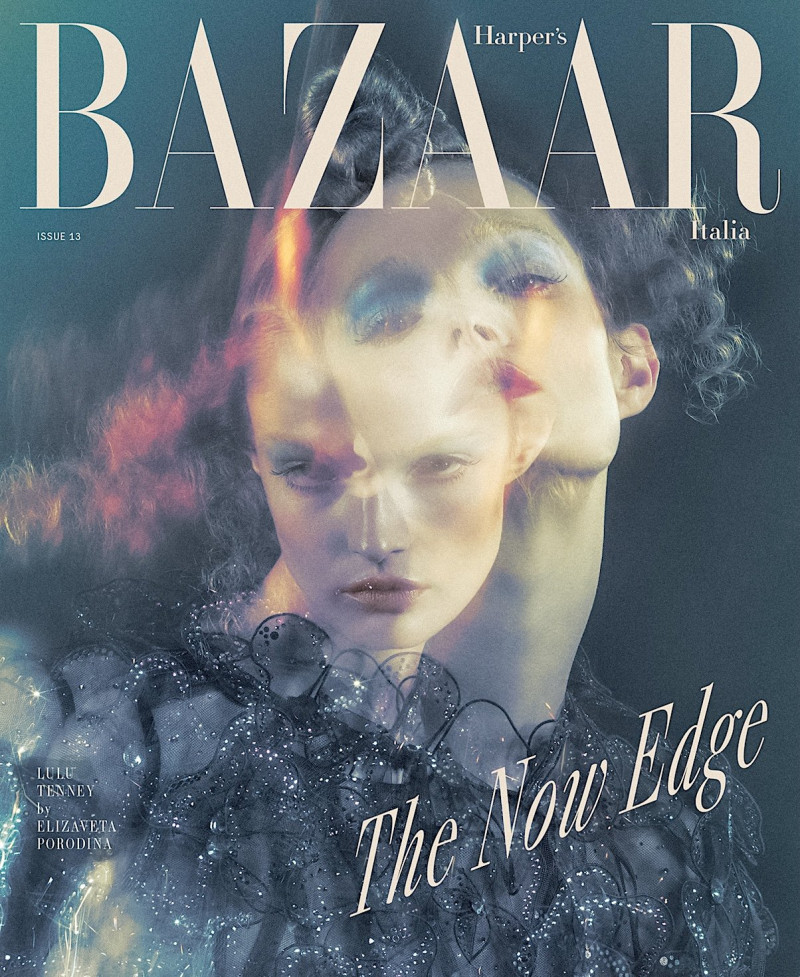 Lulu Tenney featured on the Harper\'s Bazaar Italy cover from September 2024