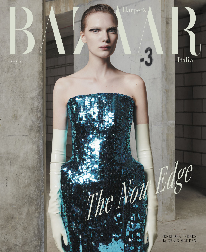 Penelope Ternes featured on the Harper\'s Bazaar Italy cover from September 2024