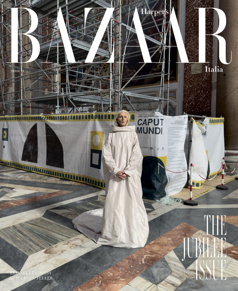 Elisabetta Dessy featured on the Harper\'s Bazaar Italy cover from June 2025
