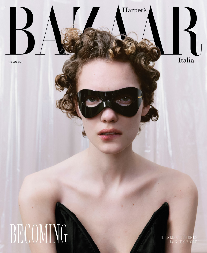 Penelope Ternes featured on the Harper\'s Bazaar Italy cover from May 2025