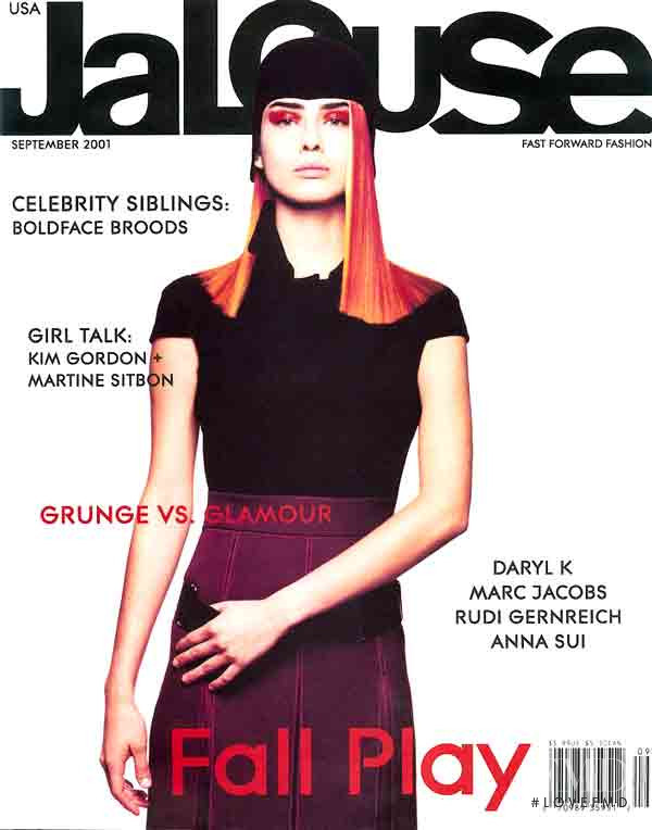 Liliana Dominguez featured on the Jalouse USA cover from September 2001