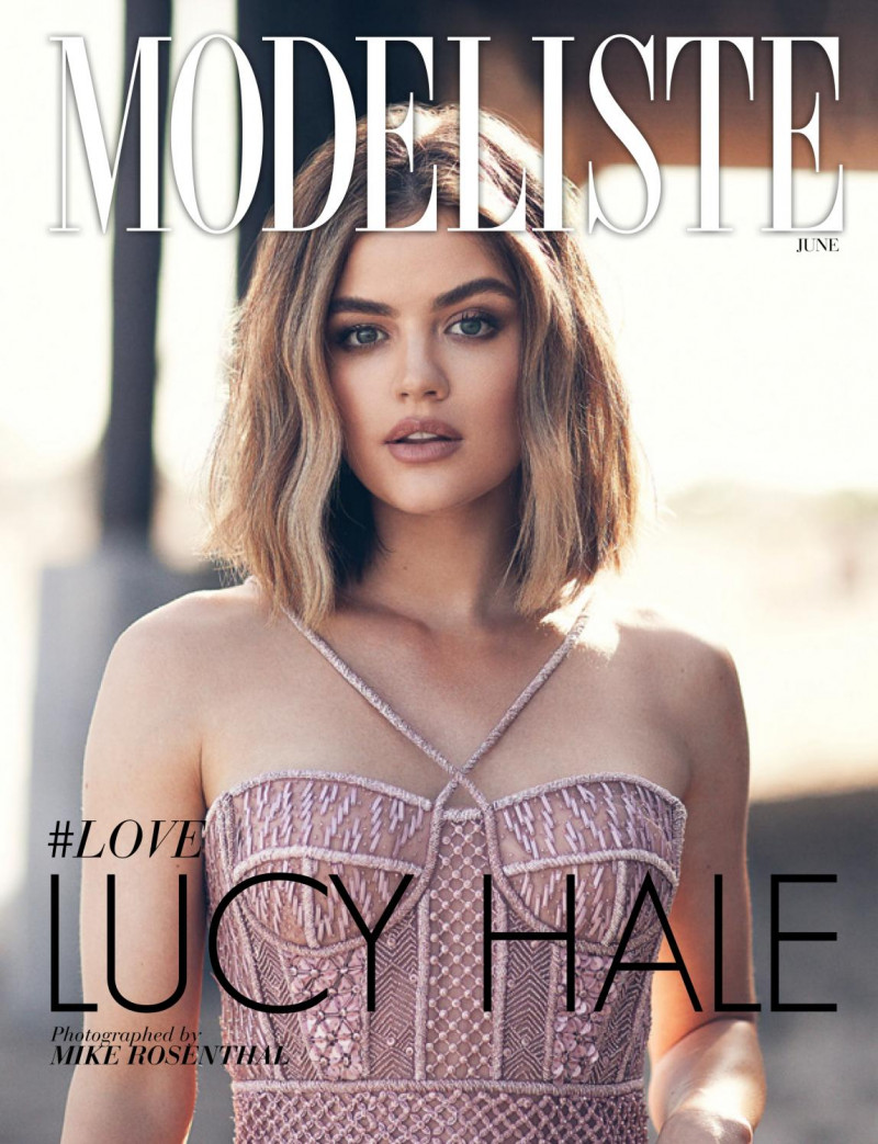 Lucy Hale featured on the Modeliste cover from June 2018