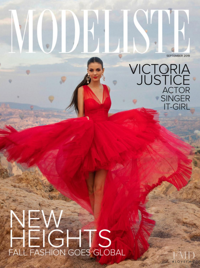 Victoria Justice featured on the Modeliste cover from September 2019