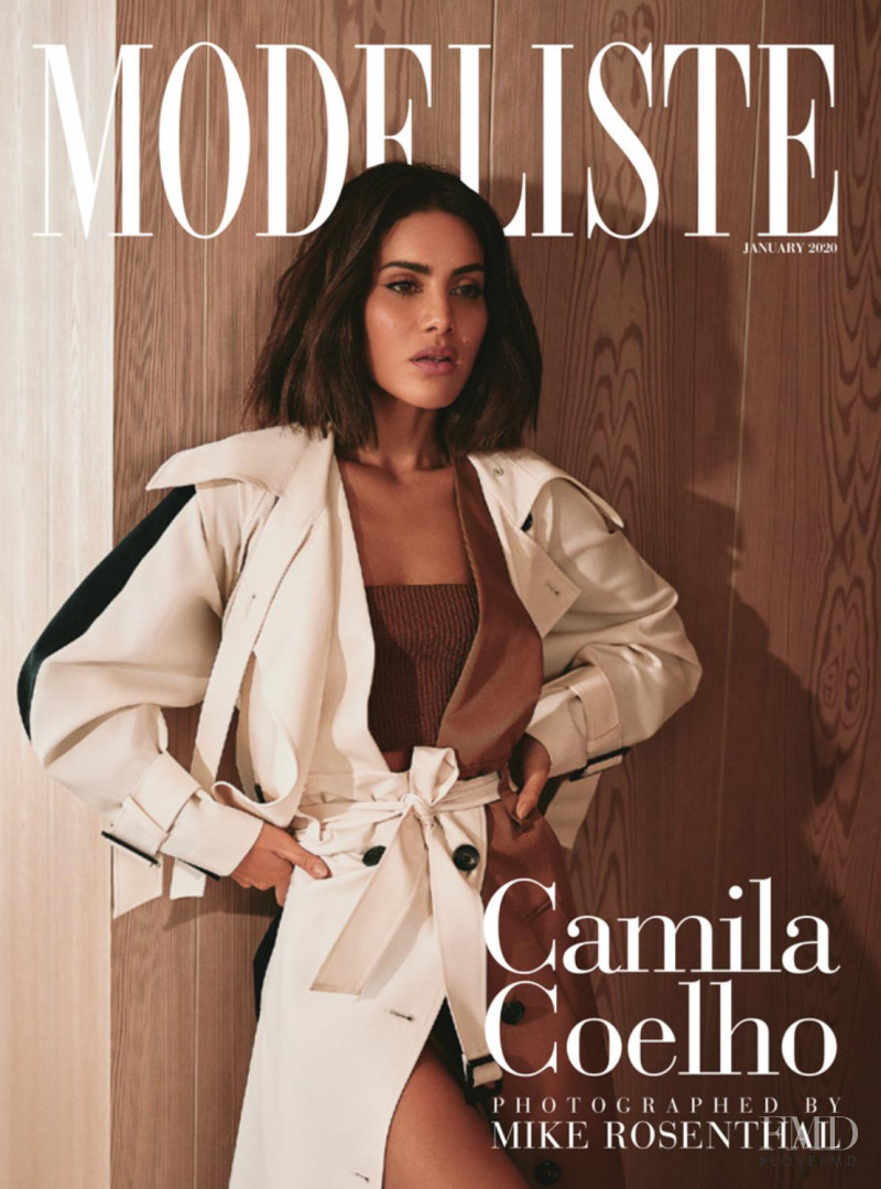 Camila Coelho featured on the Modeliste cover from January 2020