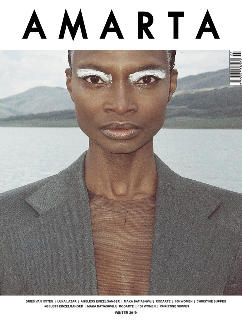 Debra Shaw featured on the Amarta cover from December 2019