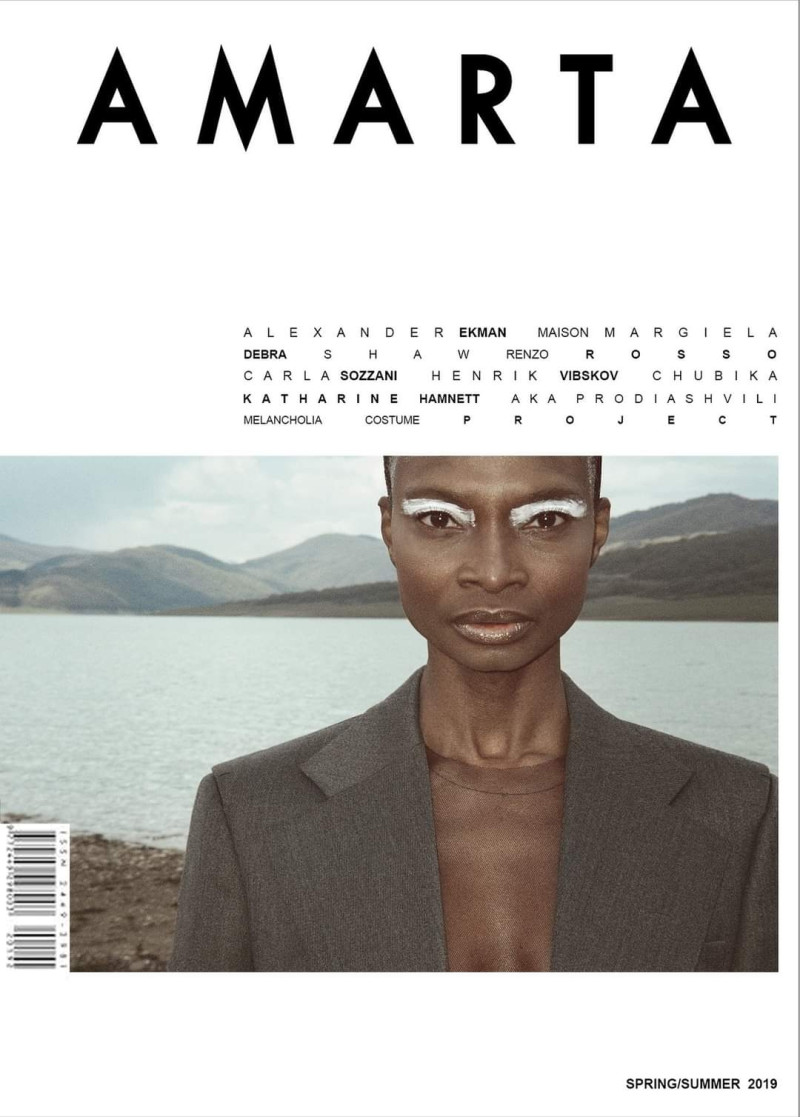 Debra Shaw featured on the Amarta cover from March 2019