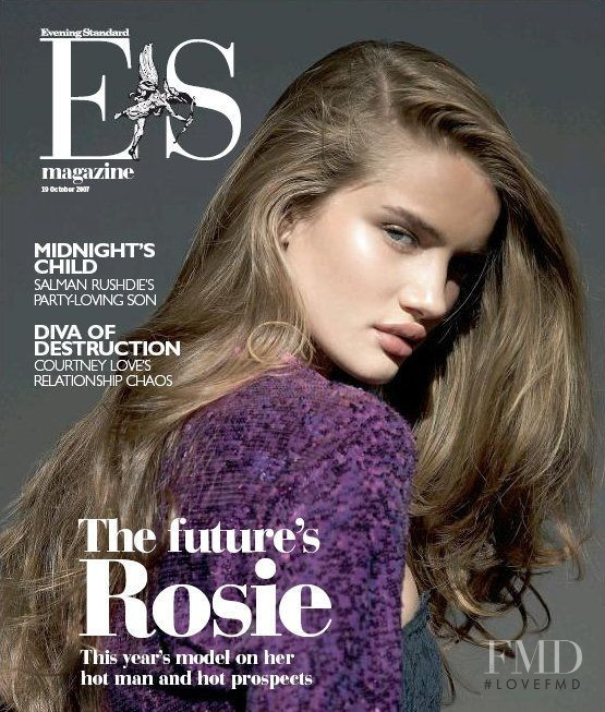 Rosie Huntington-Whiteley featured on the #legend cover from October 2007