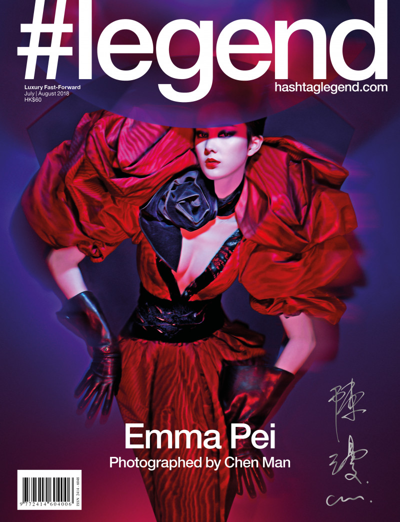 Emma Pei featured on the #legend cover from July 2018
