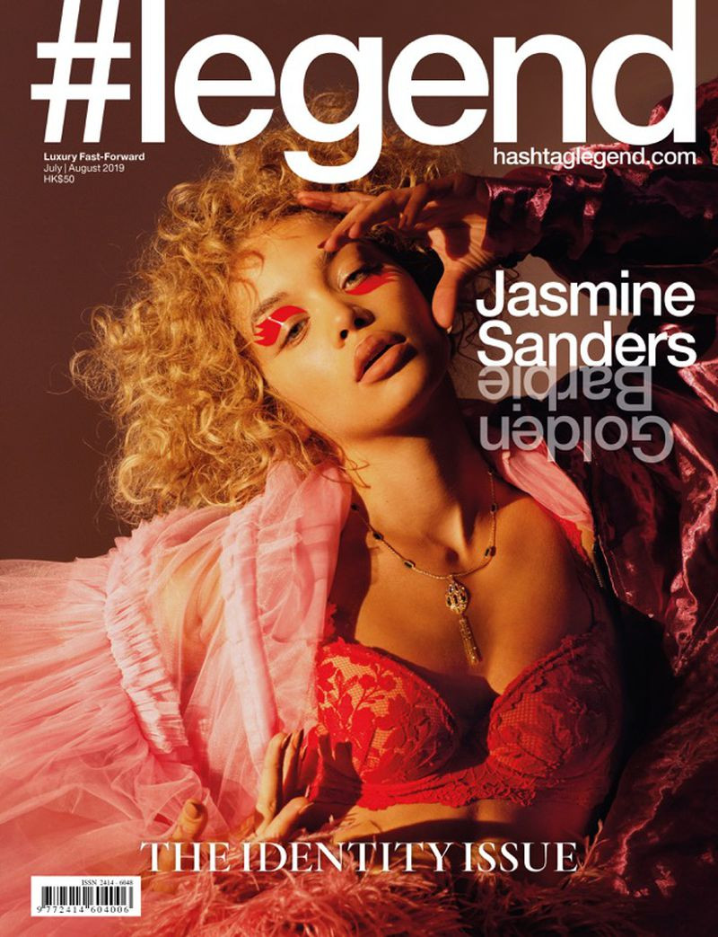 Jasmine Sanders featured on the #legend cover from July 2019