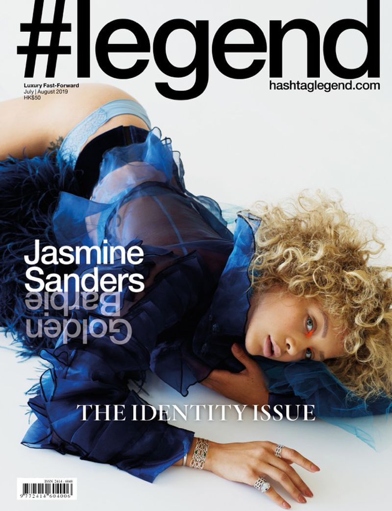 Jasmine Sanders featured on the #legend cover from July 2019