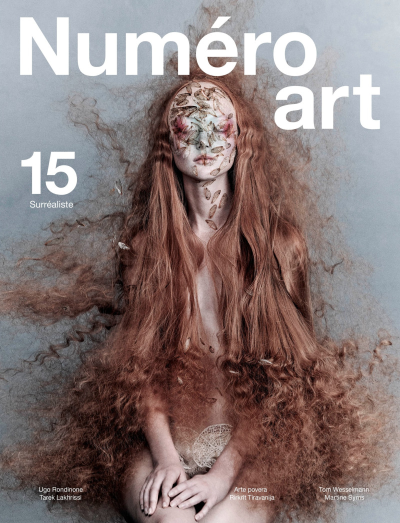 Sara Grace Wallerstedt featured on the Numéro Art cover from October 2024