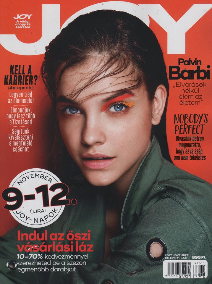 Barbara Palvin featured on the JOY Hungary cover from November 2017