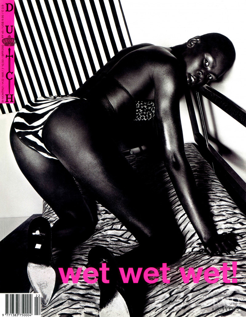 Alek Wek featured on the Dutch cover from February 1999