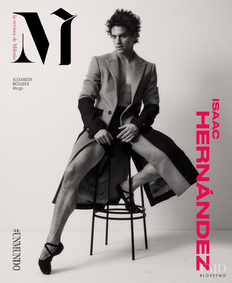 Isaac Hernandez featured on the Elle Croatia cover from December 2020