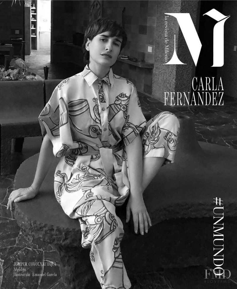 Carla Fernandez featured on the M Revista de Milenio cover from July 2020