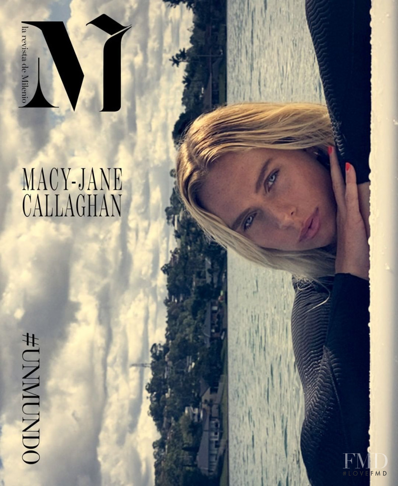 Macy-Jane Callaghan featured on the M Revista de Milenio cover from July 2020
