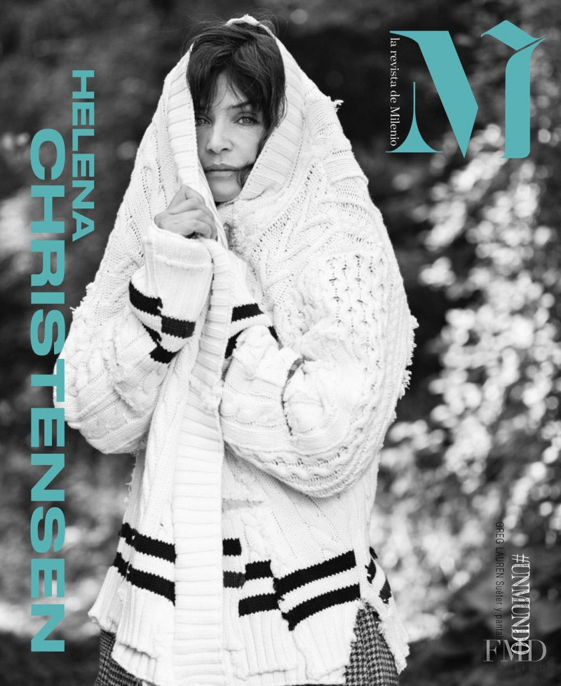 Helena Christensen featured on the M Revista de Milenio cover from November 2020
