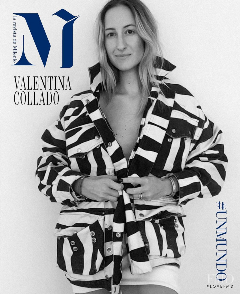 Valentina Collado featured on the M Revista de Milenio cover from October 2020