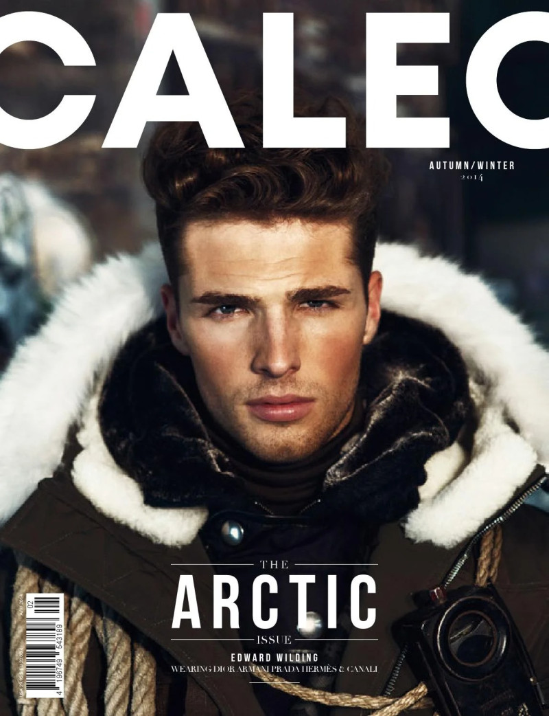Edward Wilding featured on the Caleo Magazine cover from October 2014