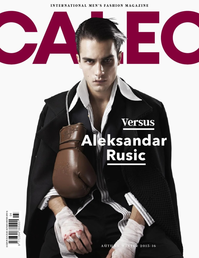 Aleksandar Rusic featured on the Caleo Magazine cover from December 2015