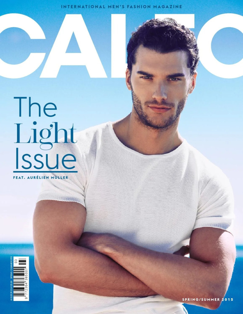 Aurelien Muller featured on the Caleo Magazine cover from May 2015