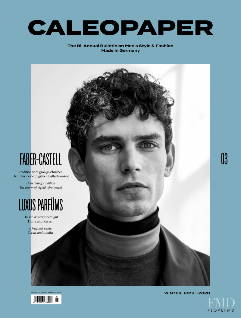 Arthur Gosse featured on the Caleo Magazine cover from December 2019