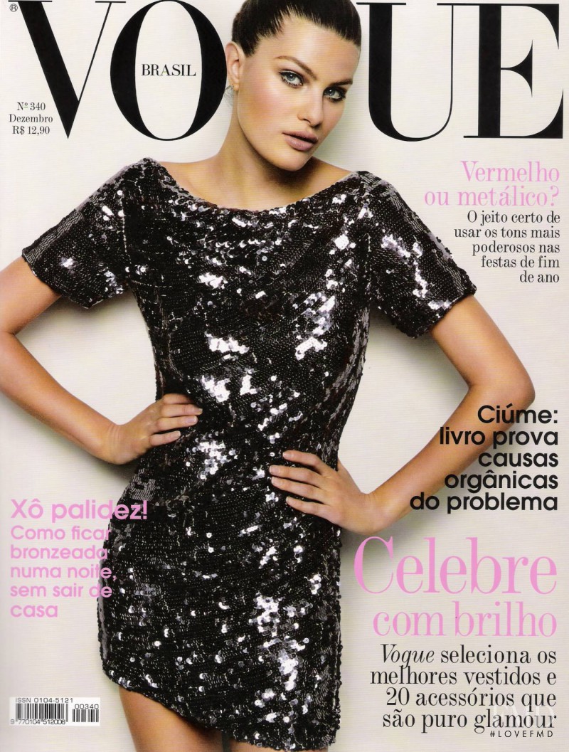 Isabeli Fontana featured on the Vogue Brazil cover from December 2006