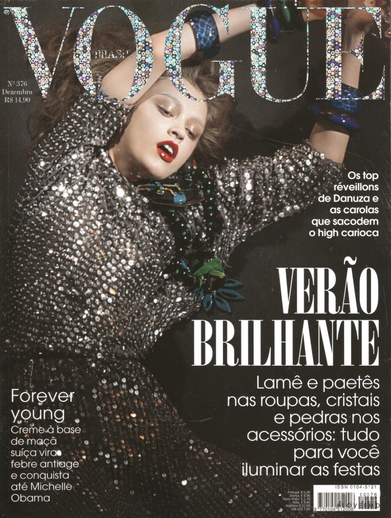 Madisyn Ritland featured on the Vogue Brazil cover from December 2009