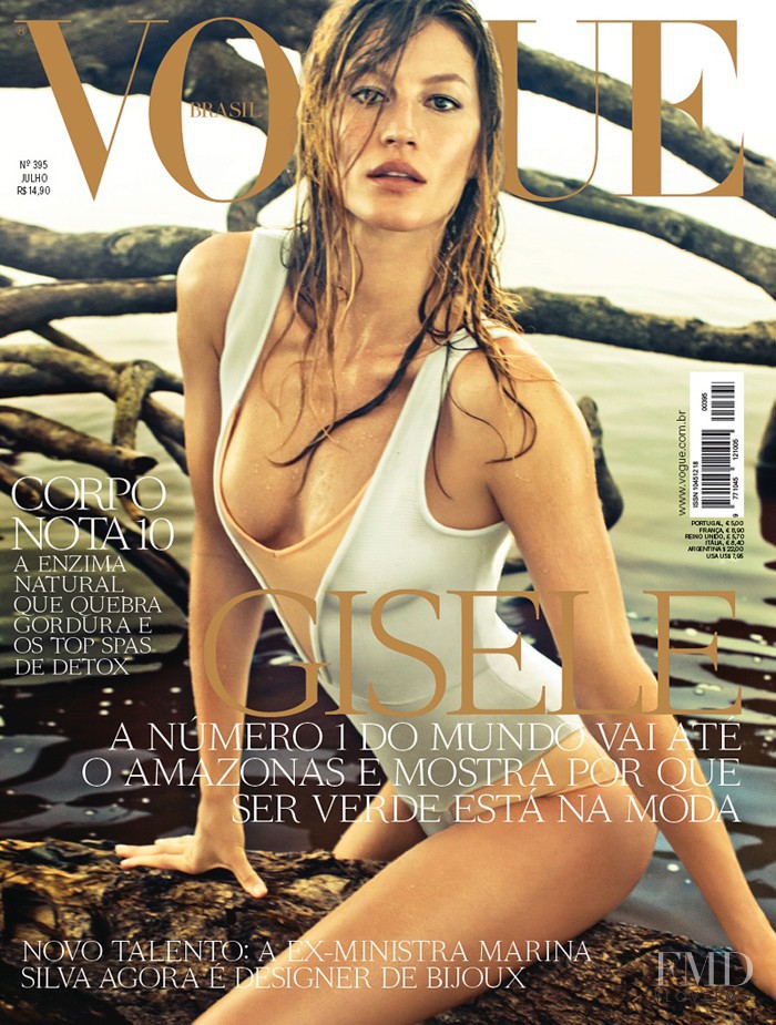 Gisele Bündchen na Elle Brasil – Julho