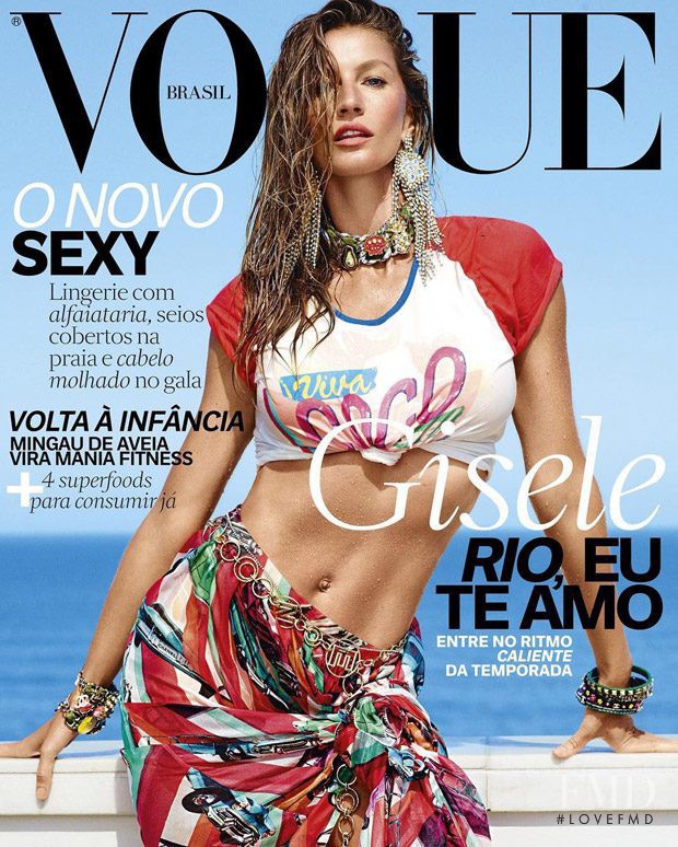 Gisele Bundchen featured on the Vogue Brazil cover from November 2016