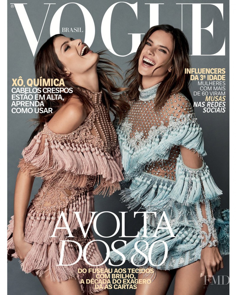 Isabeli Fontana, Alessandra Ambrosio featured on the Vogue Brazil cover from October 2016