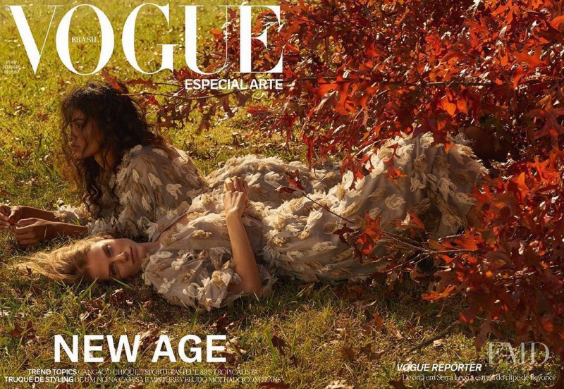Naira Lili and Johanna Stein Birman featured on the Vogue Brazil cover from September 2016