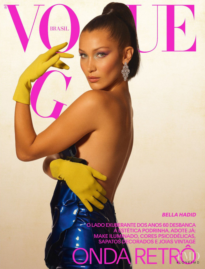 Bella Hadid featured on the Vogue Brazil cover from September 2017