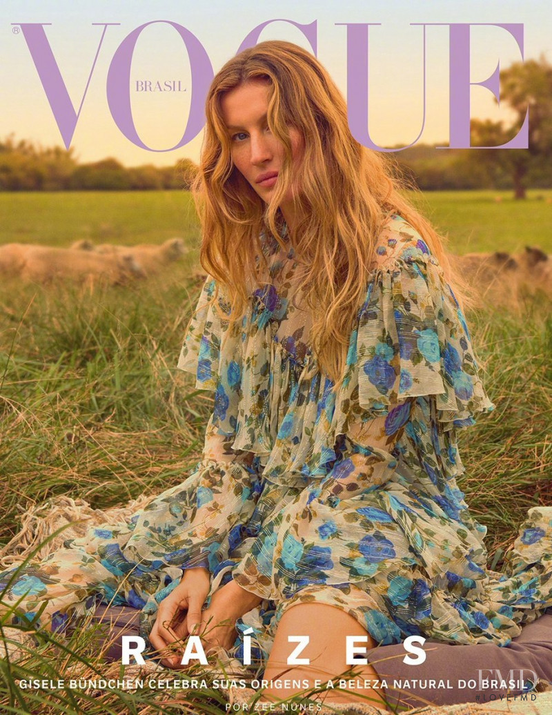 Gisele Bundchen featured on the Vogue Brazil cover from October 2018