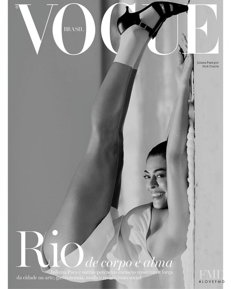Juliana Paes featured on the Vogue Brazil cover from November 2019