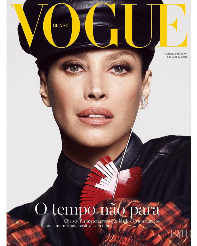 Christy Turlington featured on the Vogue Brazil cover from October 2019