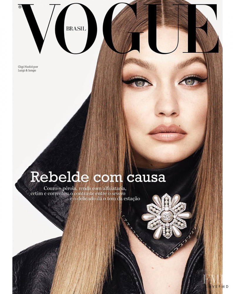 Gigi Hadid featured on the Vogue Brazil cover from September 2019