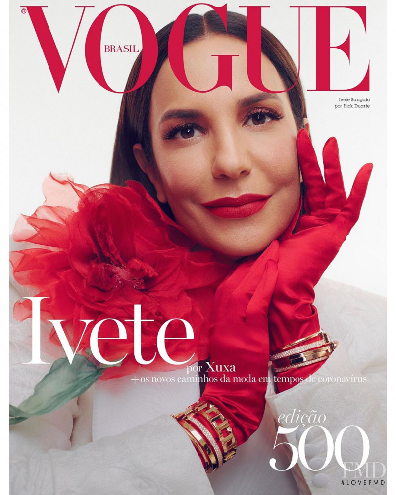 Ivete Sangalo featured on the Vogue Brazil cover from April 2020