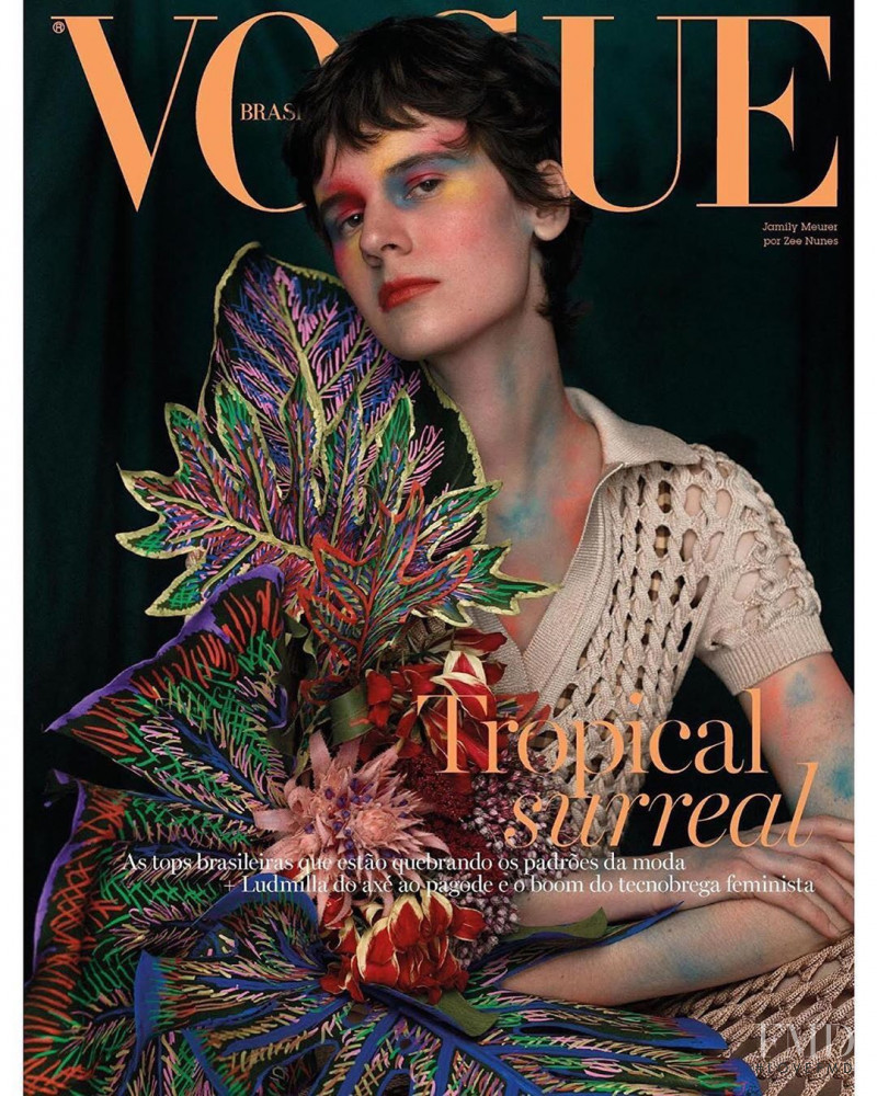 Jamily Meurer Wernke featured on the Vogue Brazil cover from February 2020
