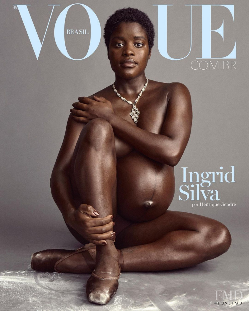 Ingrid Silva featured on the Vogue Brazil cover from November 2020