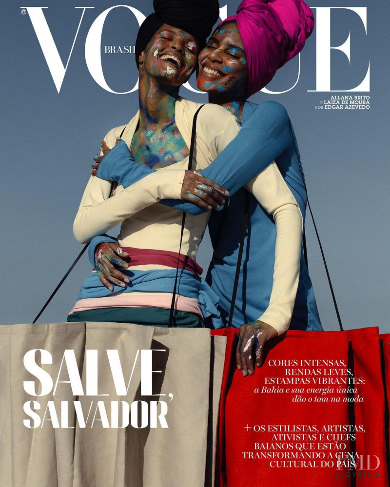 Allana Santos Brito, Laiza de Moura featured on the Vogue Brazil cover from February 2021