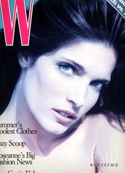 Stephanie Seymour featured on the W cover from May 1994