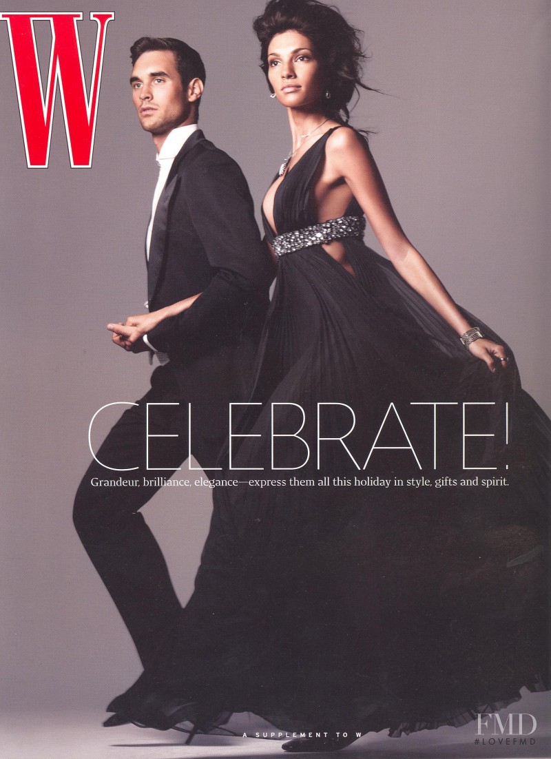 Teresa Moore featured on the W cover from September 2005